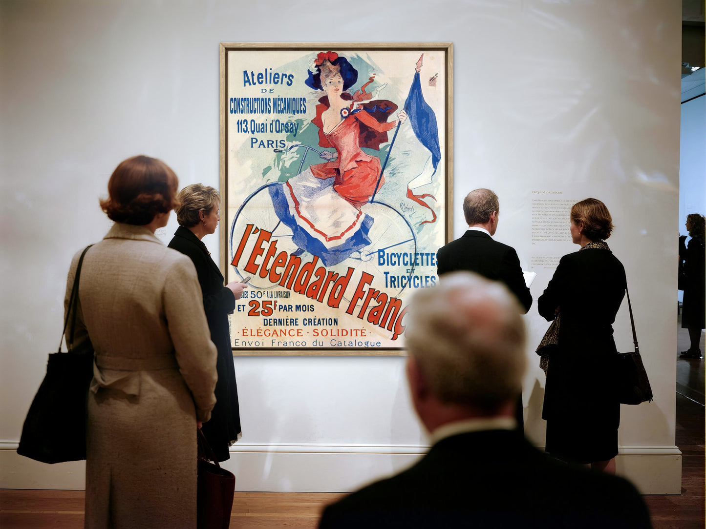 L'Etendard Français," by Jules Chéret,1891