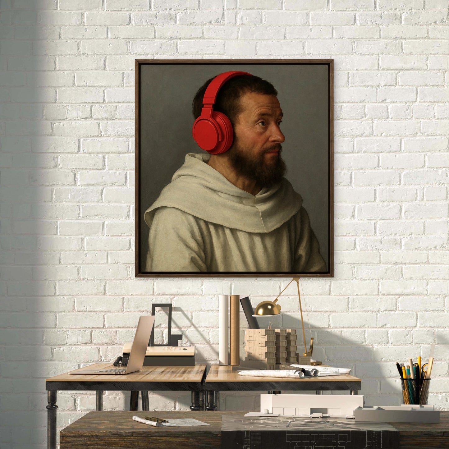 “The Meditative Modernist" - An Unforgettable Image after the Gothic style.