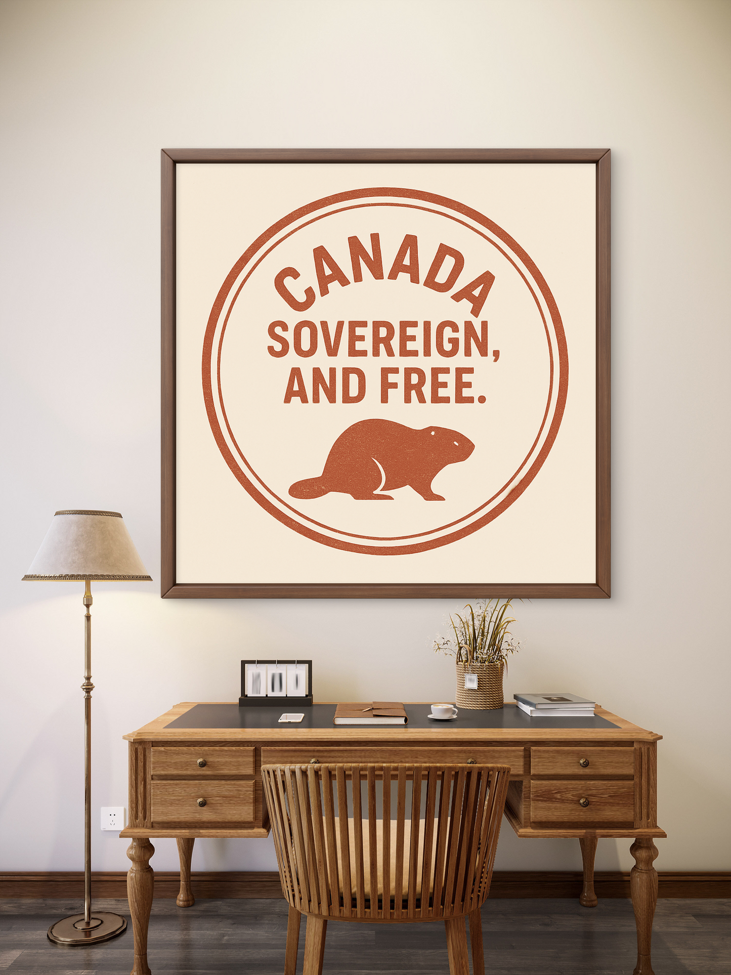 Framed & Ready to Hang! "Canada: Second to None."