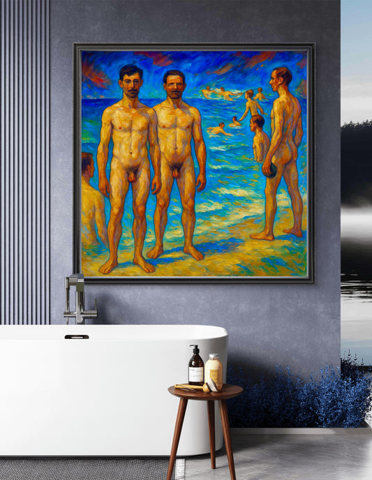 Bathers Reimagined 2025, inspired by Edvard Munch