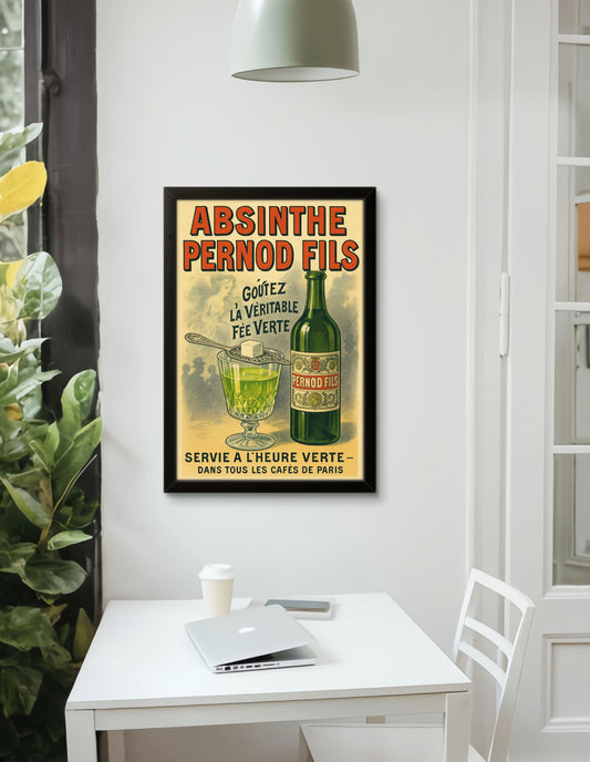 Absinthe Pernod Fils Poster — Belle Époque Advertising