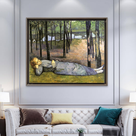 Bernard, Emile (1868-1941) - Madeline in the Bois d'Amour 1888