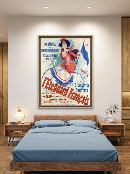 L'Etendard Français," by Jules Chéret,1891