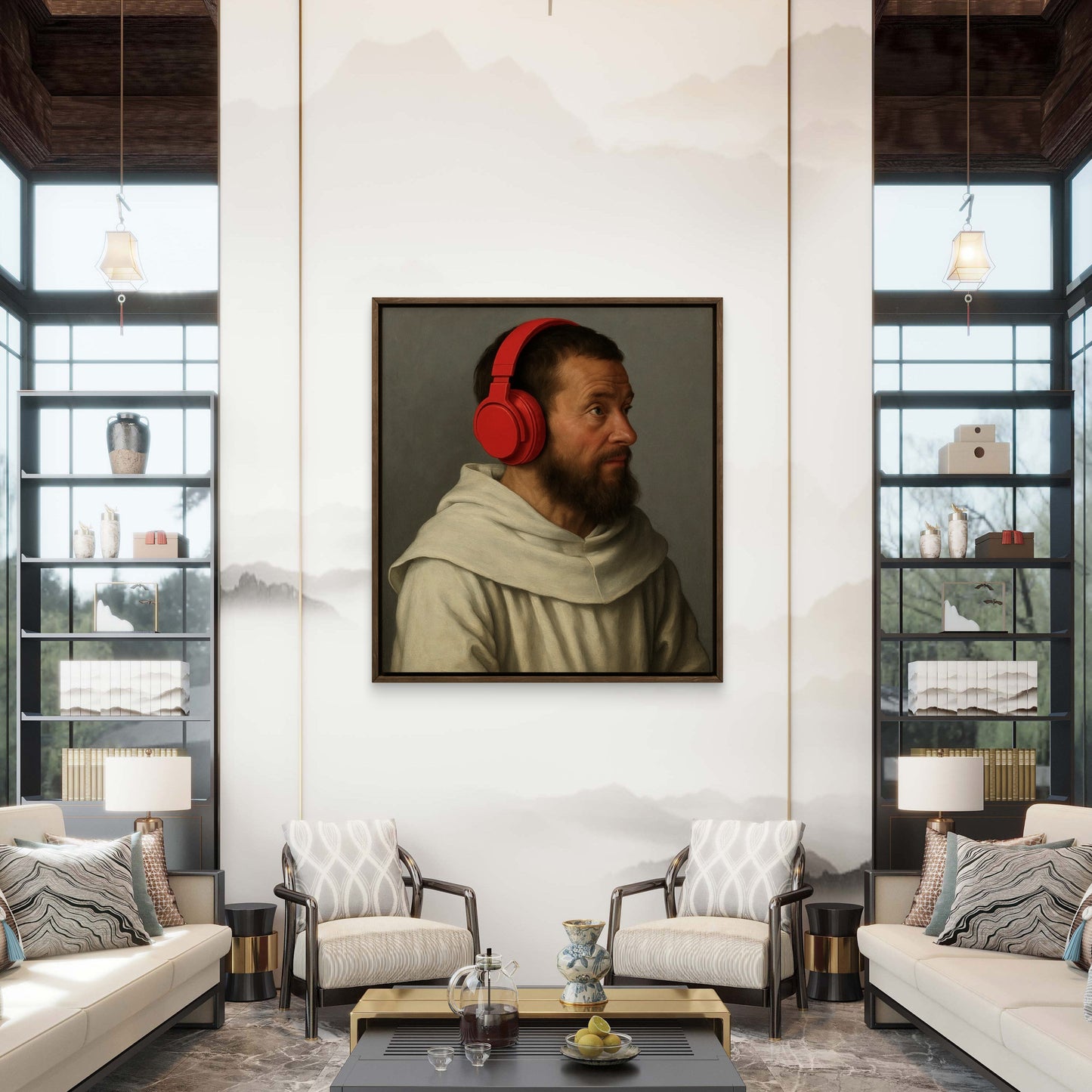 “The Meditative Modernist" - An Unforgettable Image after the Gothic style.