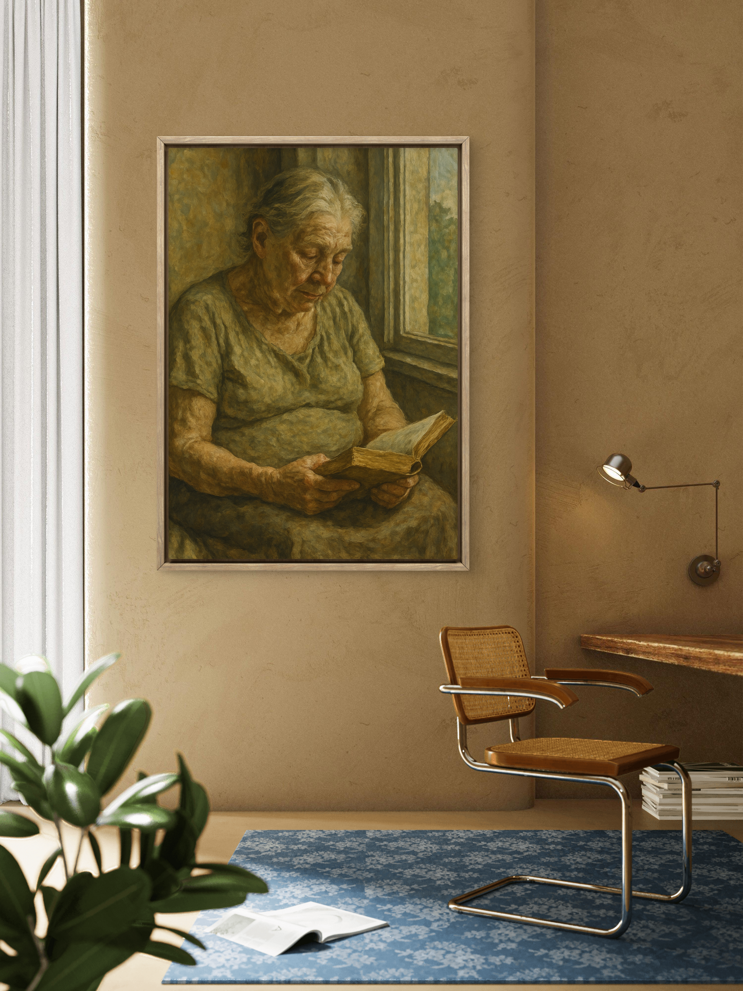 “Mum Evie,” Post-war Figurative Realism.