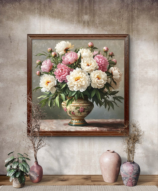 "Summer Peonies," still life.