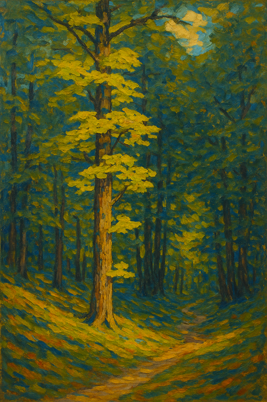 Framed & Ready to Hang, "Alone in the Forest," Northern Quebec.