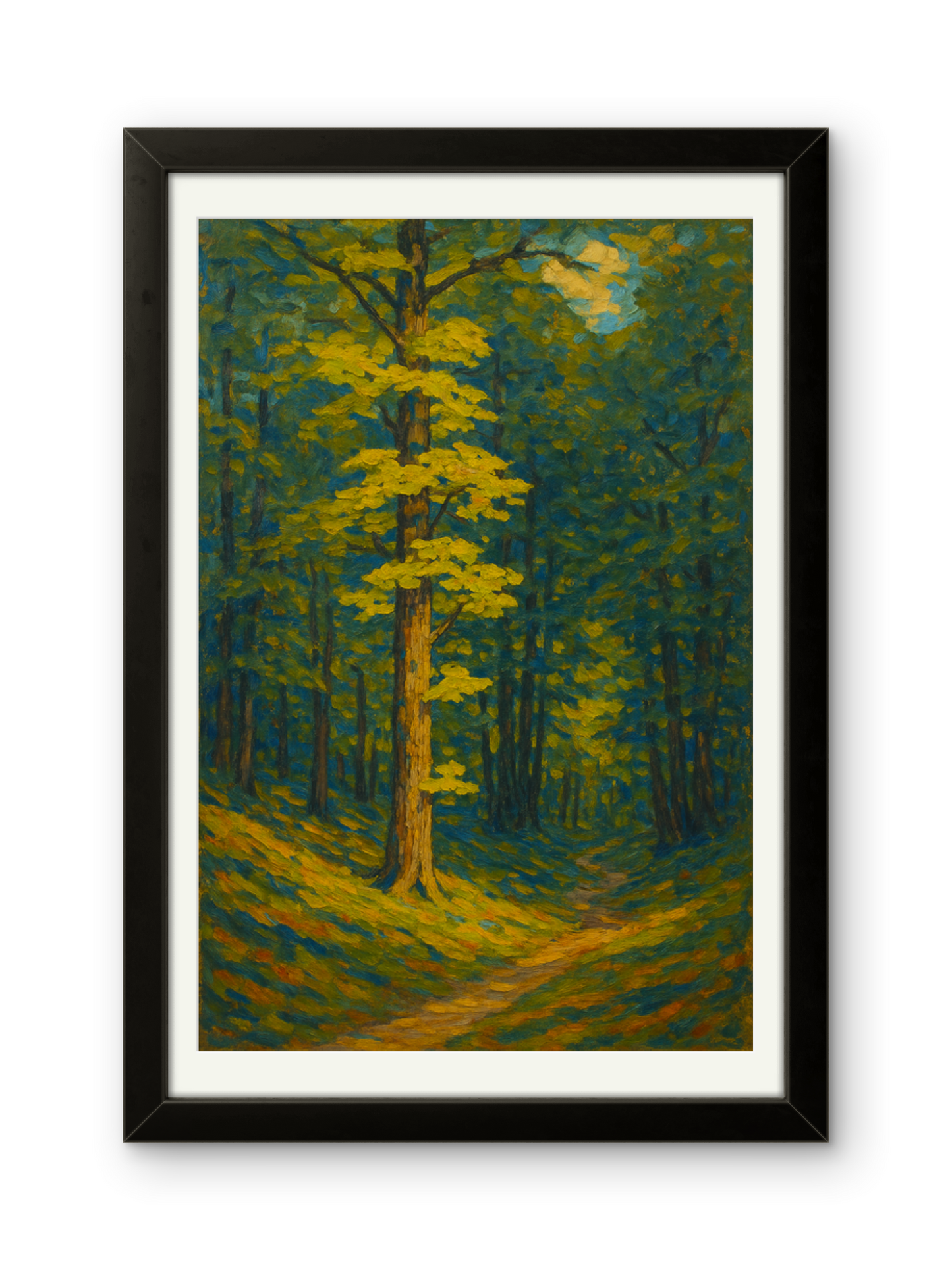 Framed & Ready to Hang, "Alone in the Forest," Northern Quebec.