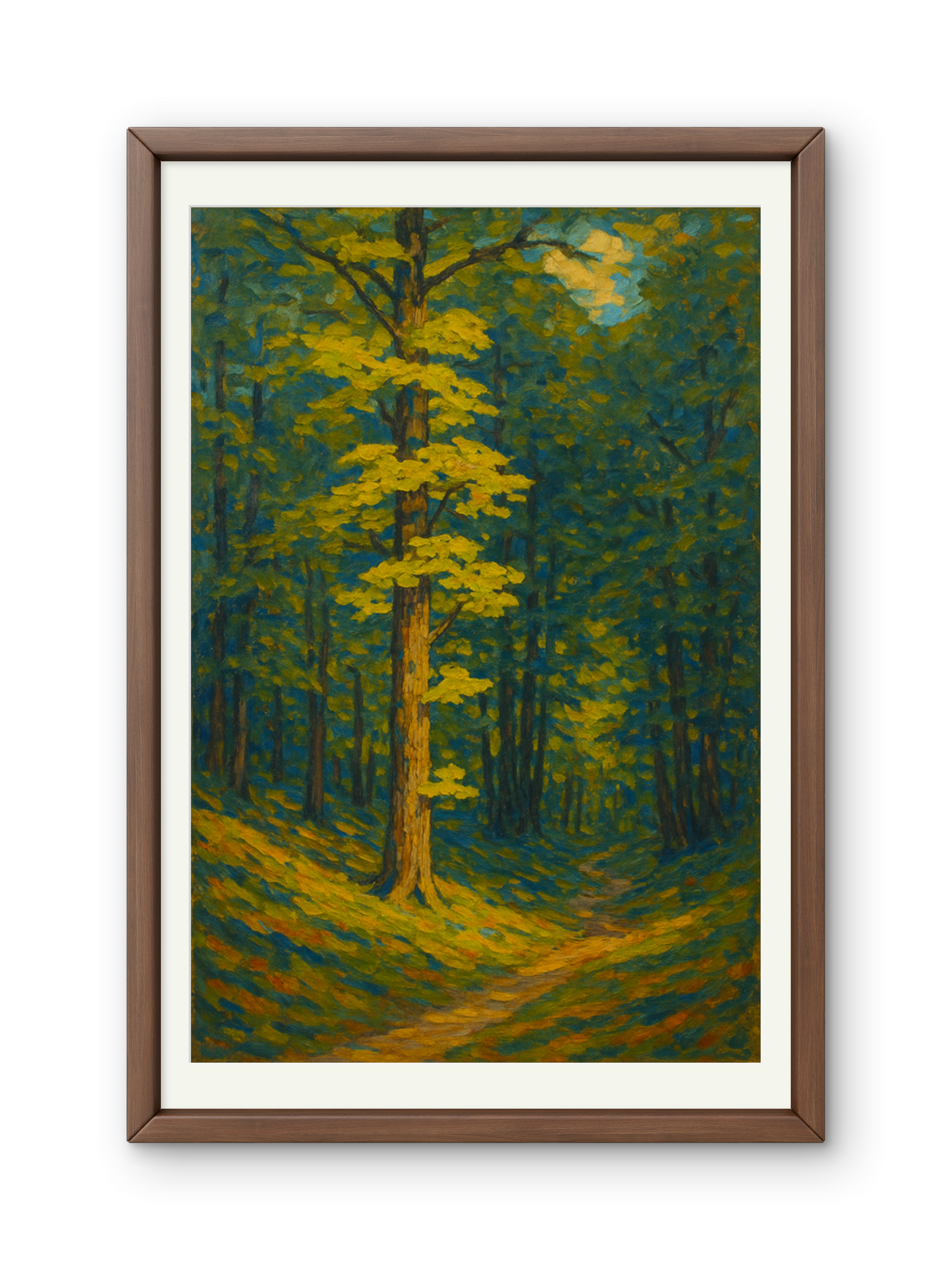 Framed & Ready to Hang, "Alone in the Forest," Northern Quebec.