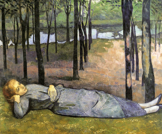 Bernard, Emile (1868-1941) - Madeline in the Bois d'Amour 1888