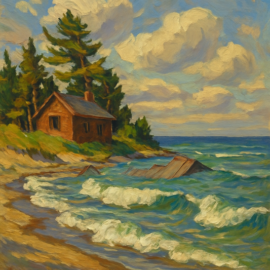 "Summer on the shores of Lake Huron, Ontario."