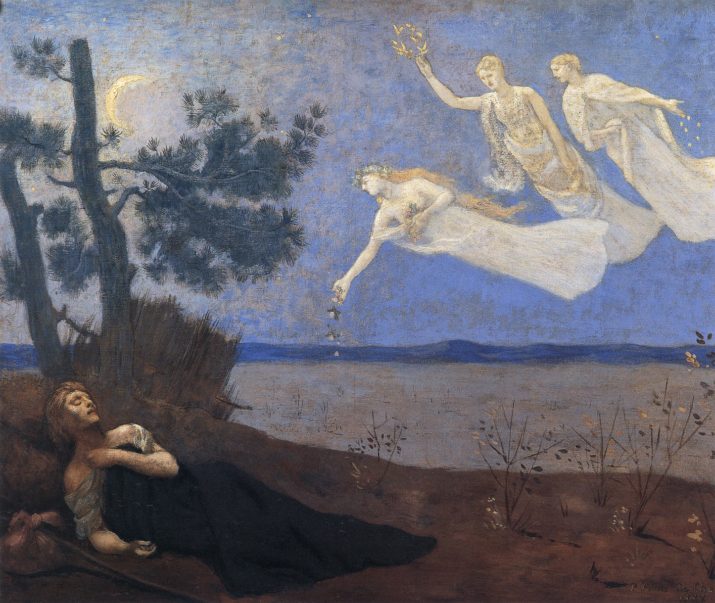 Chavannes, Pierre Puvis de (1824-1898) - The Dream 1883