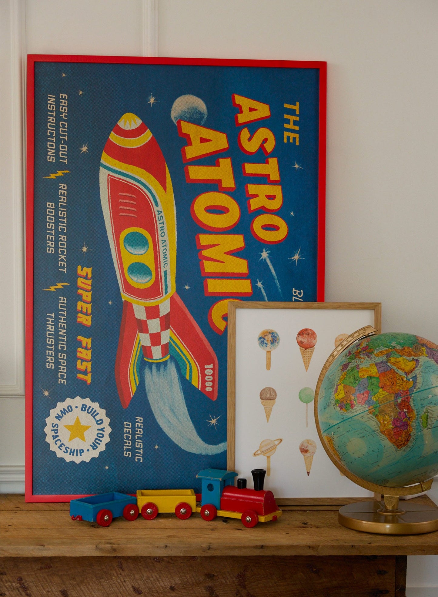 Poppy Wood Frame, 12x16 in | 31x41 cm