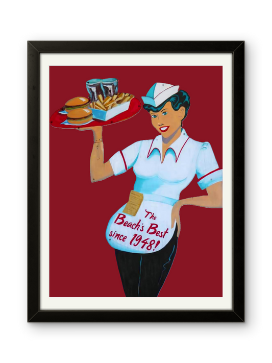 FRAMED & READY TO HANG! The Crowd Inn Gal, Sauble Beach, Ontario