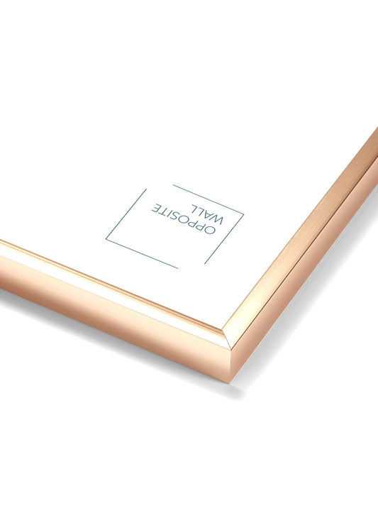 Gold Metal Frame, 8.5x11 in | 22x28 cm