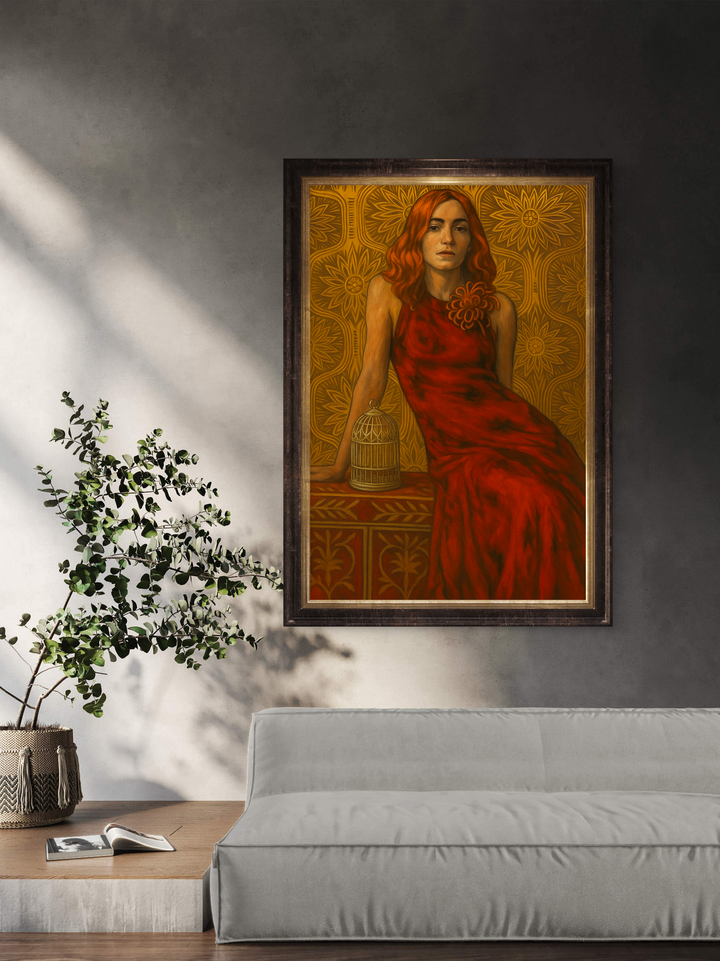 "Ginger," in the modernist style.