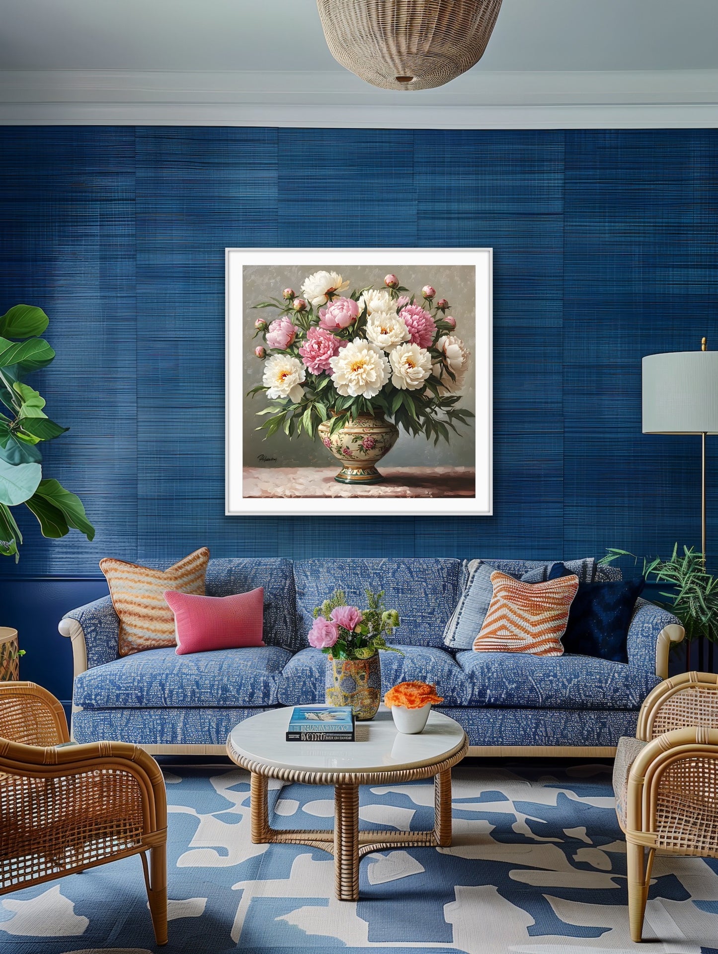 "Summer Peonies," still life.