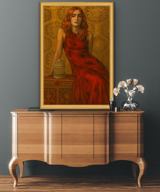 "Ginger," in the modernist style.