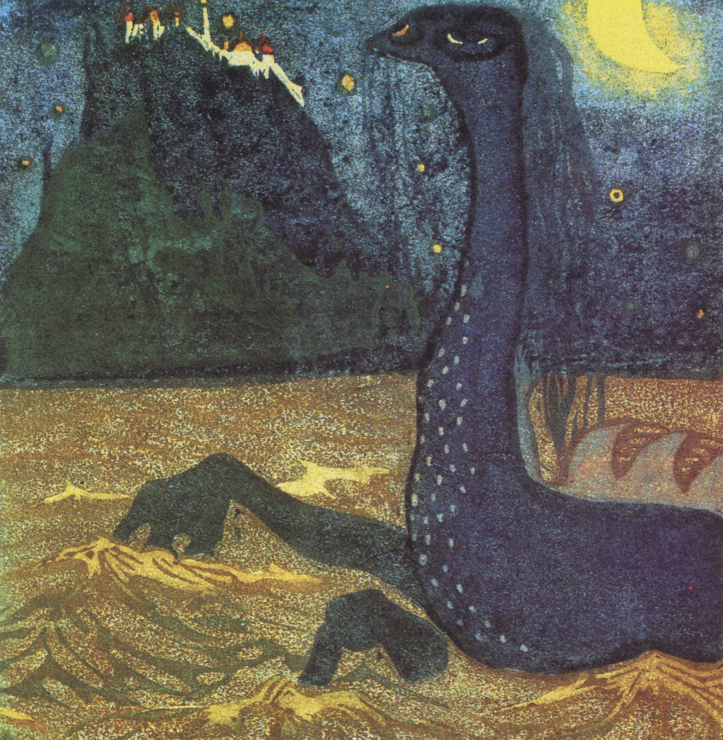 Kandinsky, Wassily (1866-1944) - Moonlit Night 1907