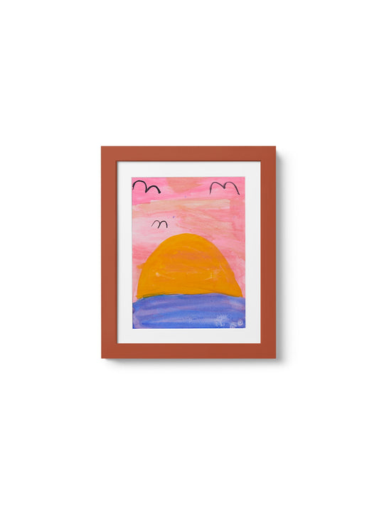 Kids Art Frame in Terracotta, 8.5x11 in | 22x28 cm