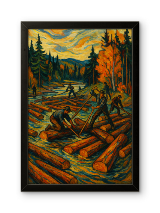 The Log Rollers of British Columbia, after Group of Seven.