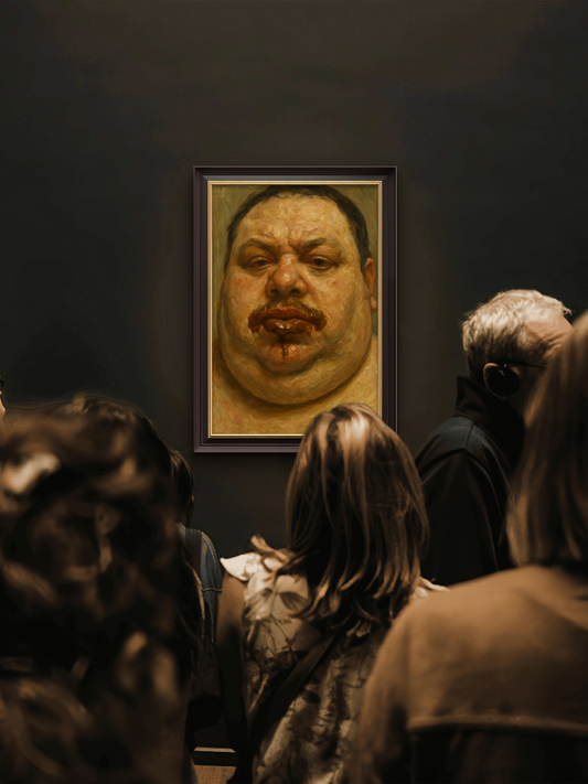 "Never Satisfied," in 19th-century realism.