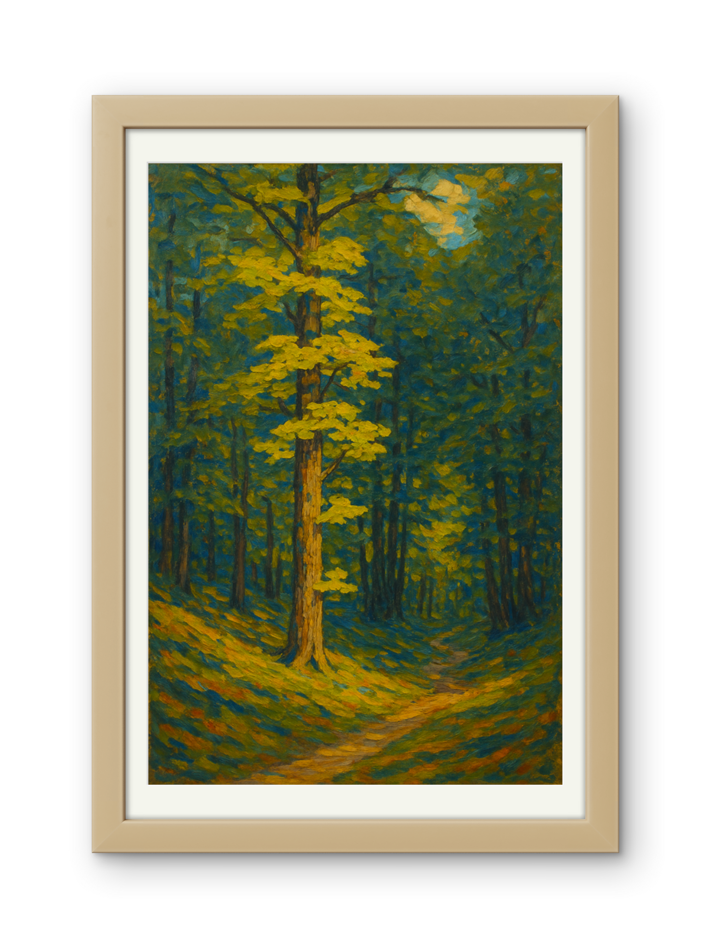 Framed & Ready to Hang, "Alone in the Forest," Northern Quebec.