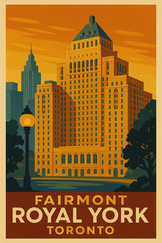 FRAMED & READY TO HANG! The Royal York, Toronto