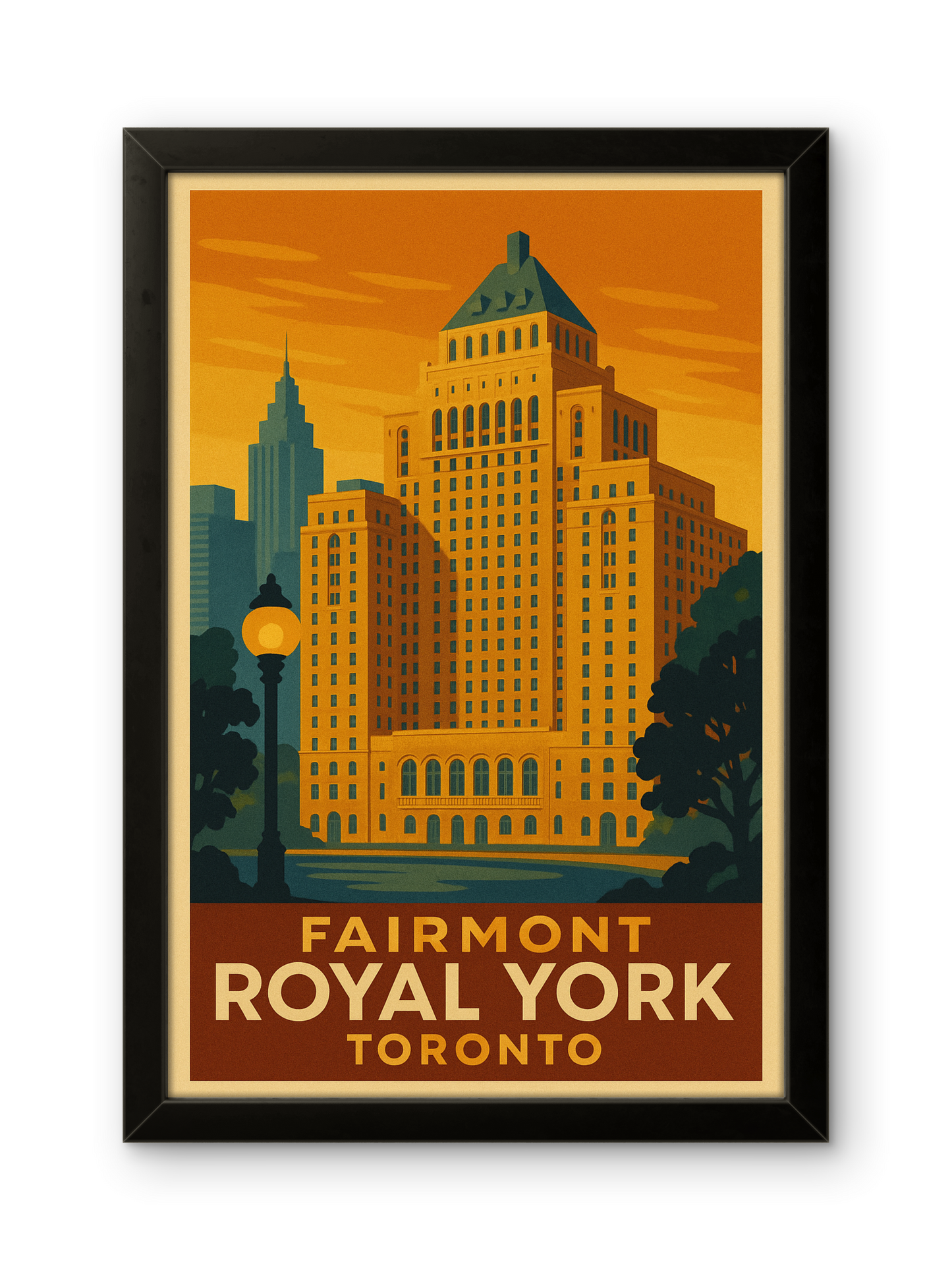 FRAMED & READY TO HANG! The Royal York, Toronto