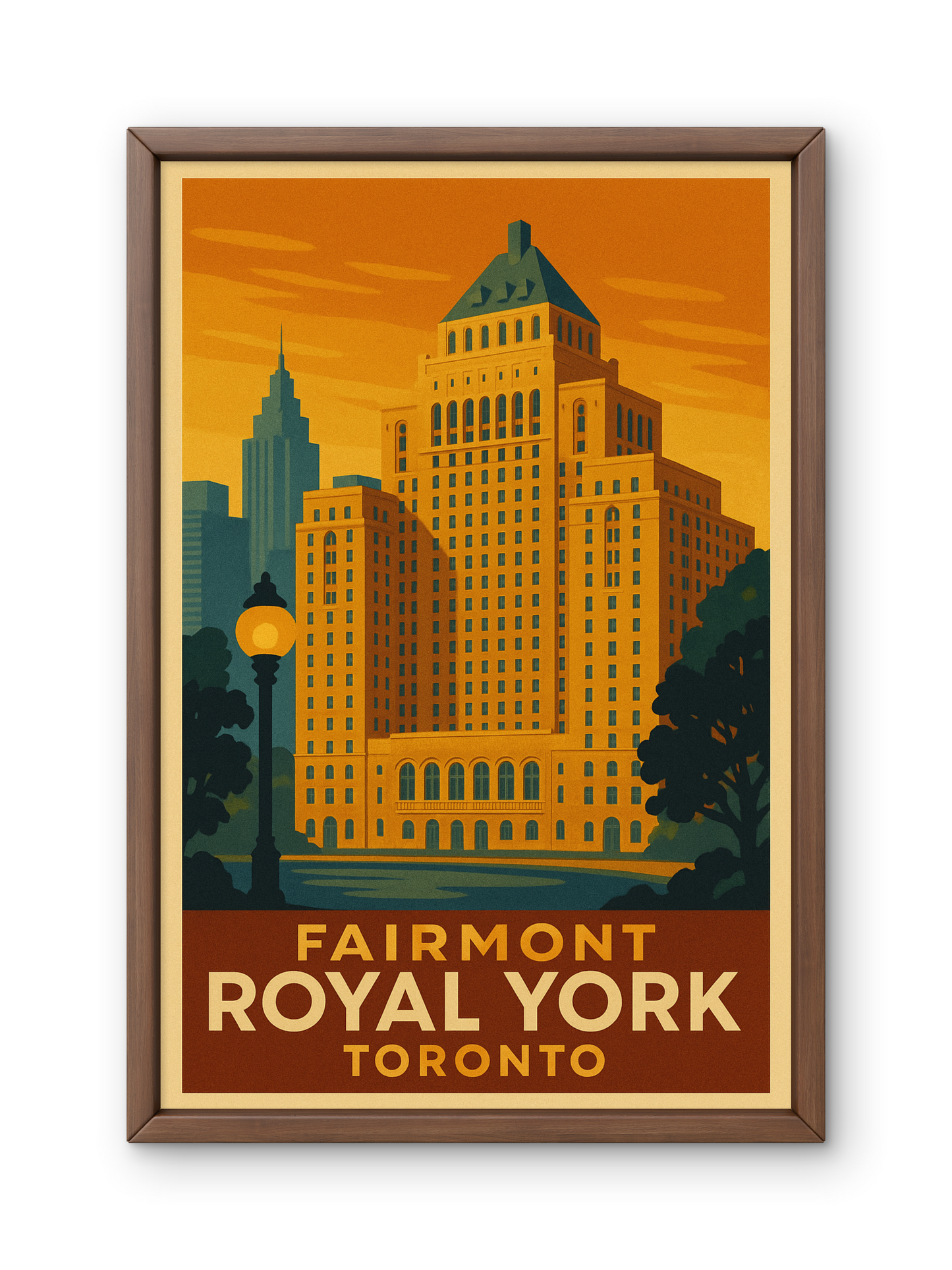 FRAMED & READY TO HANG! The Royal York, Toronto