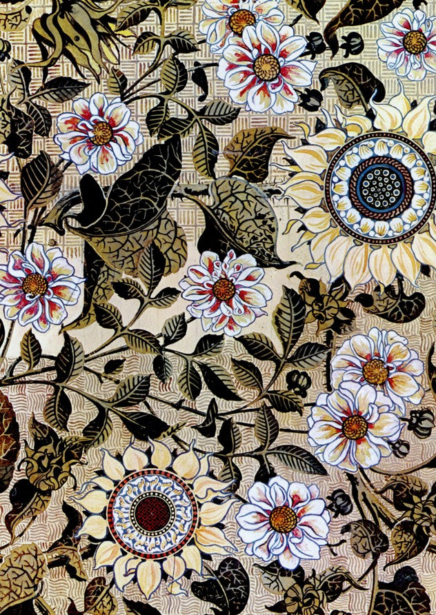 Talbert, Bruce J. (1838-1881) - Sunflower Wallpaper for Jeffrey & Co 1878