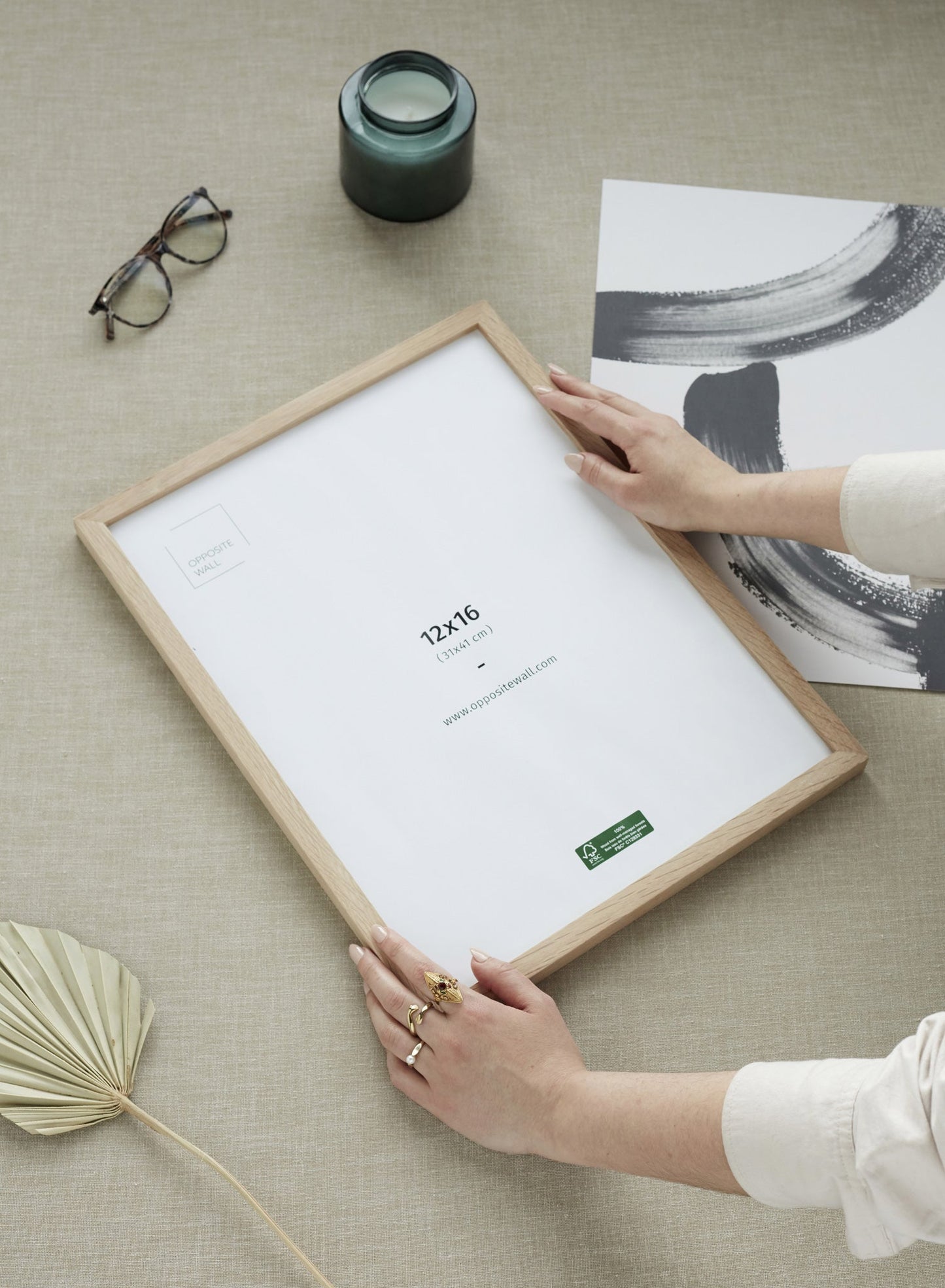 Solid Oak Frame, 8x10 in | 20x25 cm