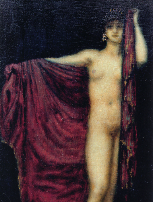 Franz von Stuck (1863–1928) — Phryne (detail), c. 1917–18