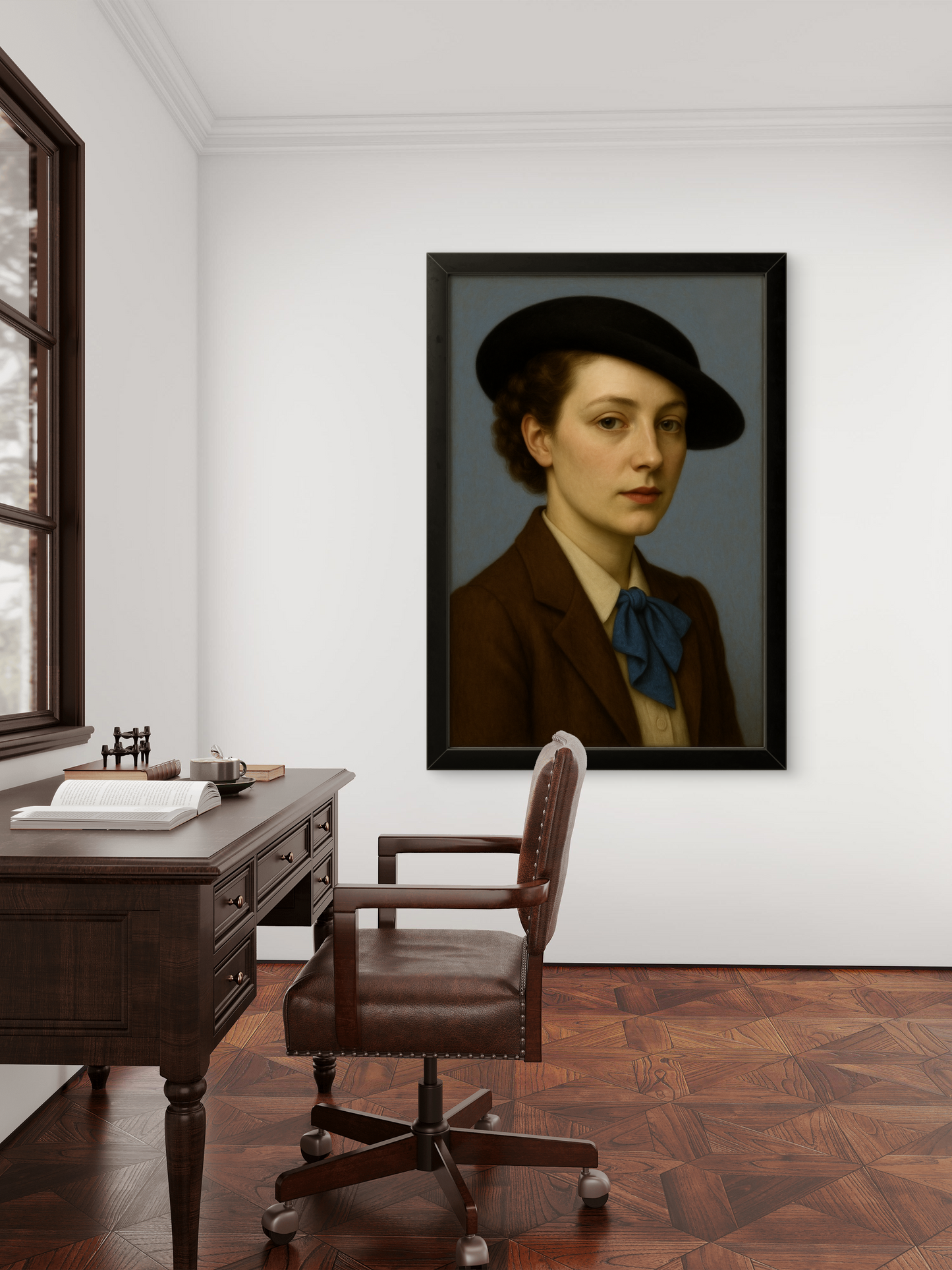 "Agent Violetta Bangor, Code Name: “Bluebird.”