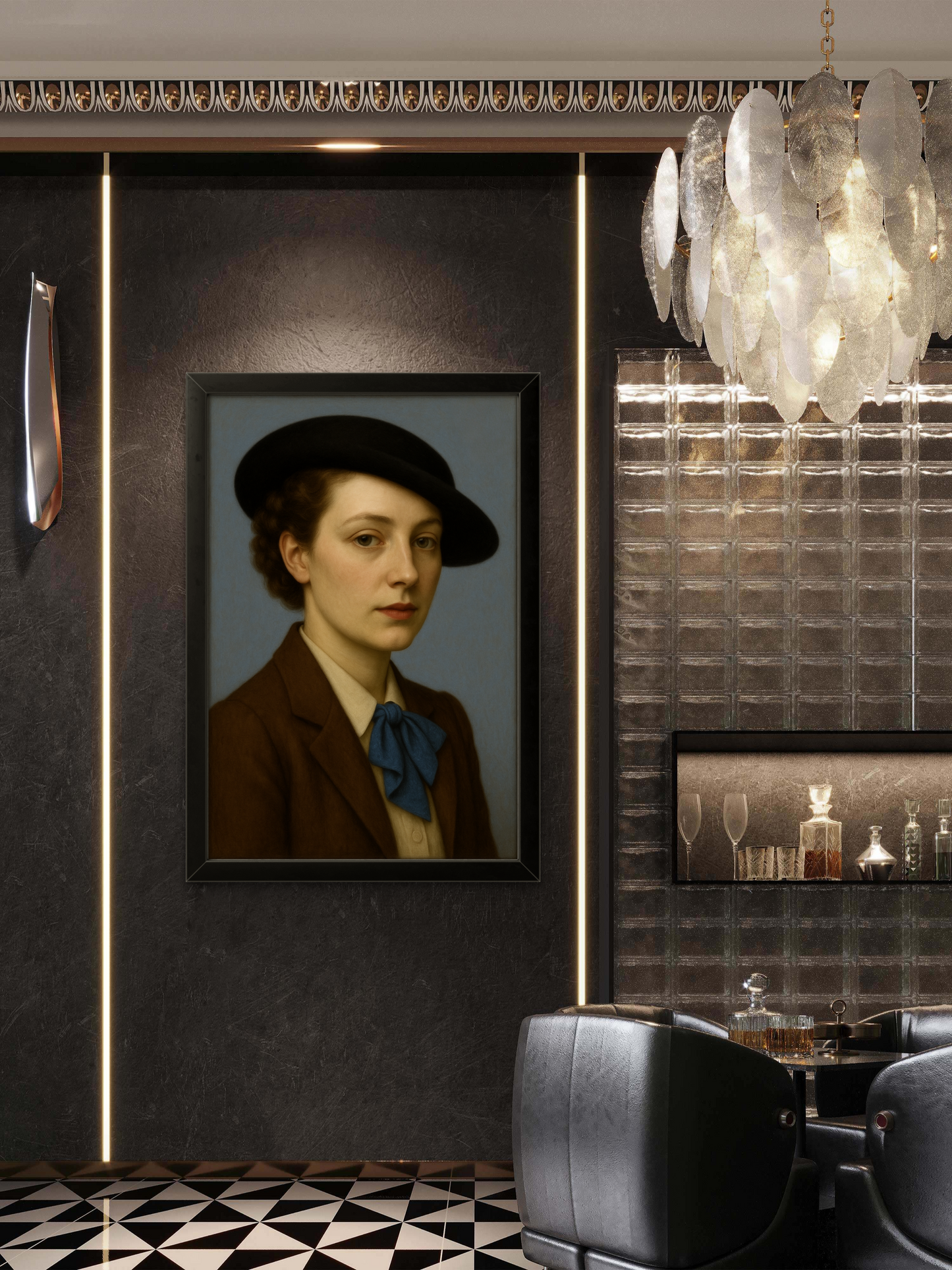 "Agent Violetta Bangor, Code Name: “Bluebird.”