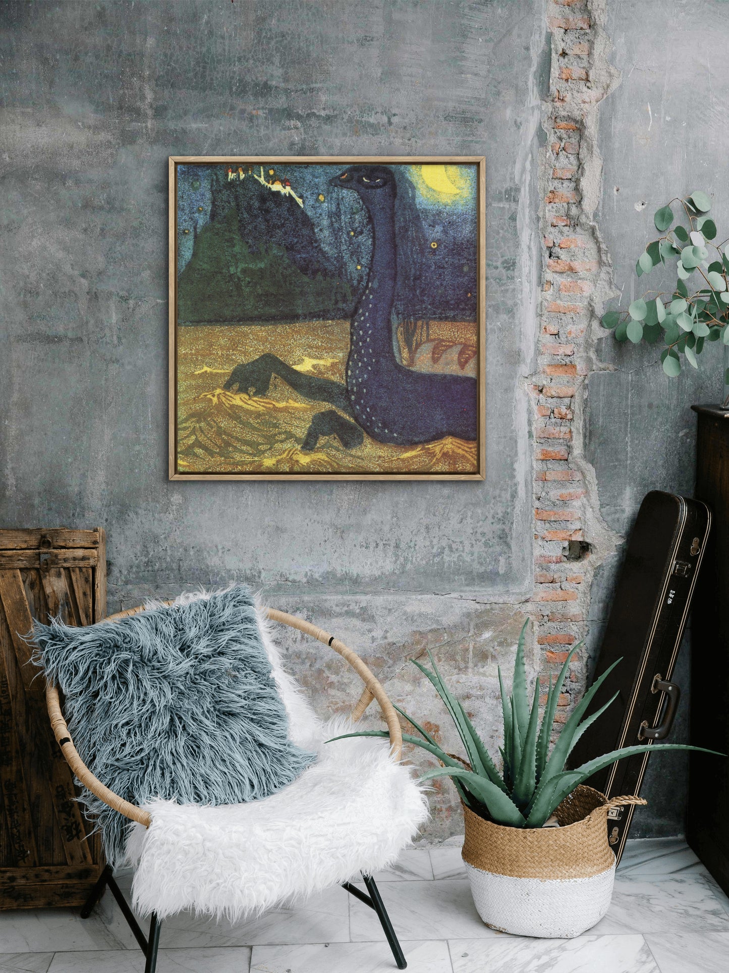 Kandinsky, Wassily (1866-1944) - Moonlit Night 1907