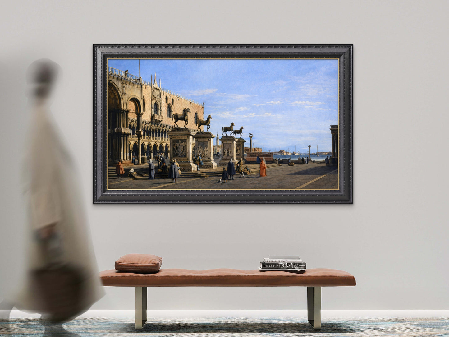 Capriccio, Horses of San Marco in Piazzetta, by Canaletto