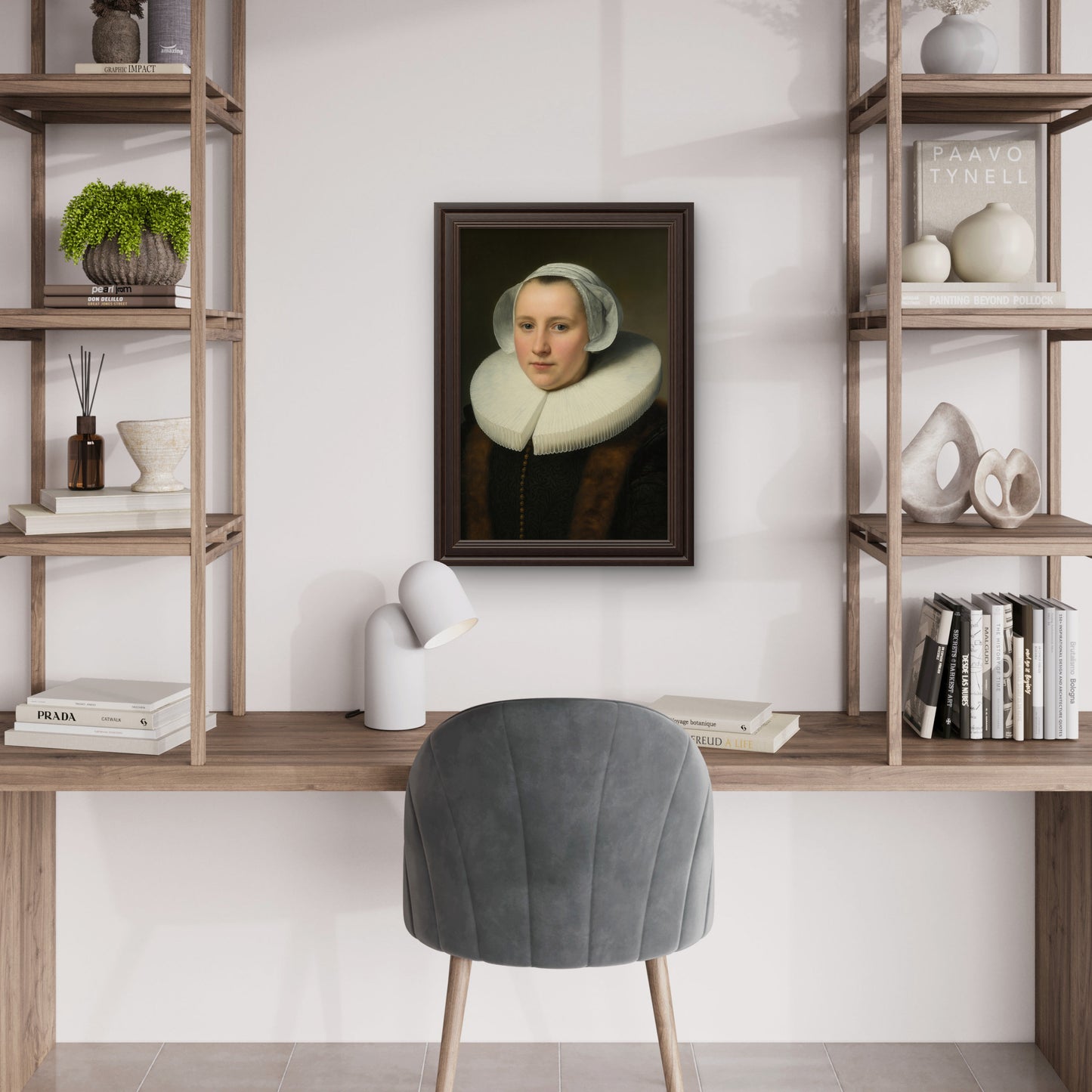 Portrait of Margriet Benningh) attributed to Nicolaes Eliasz.Pickenoy (c. 1639)