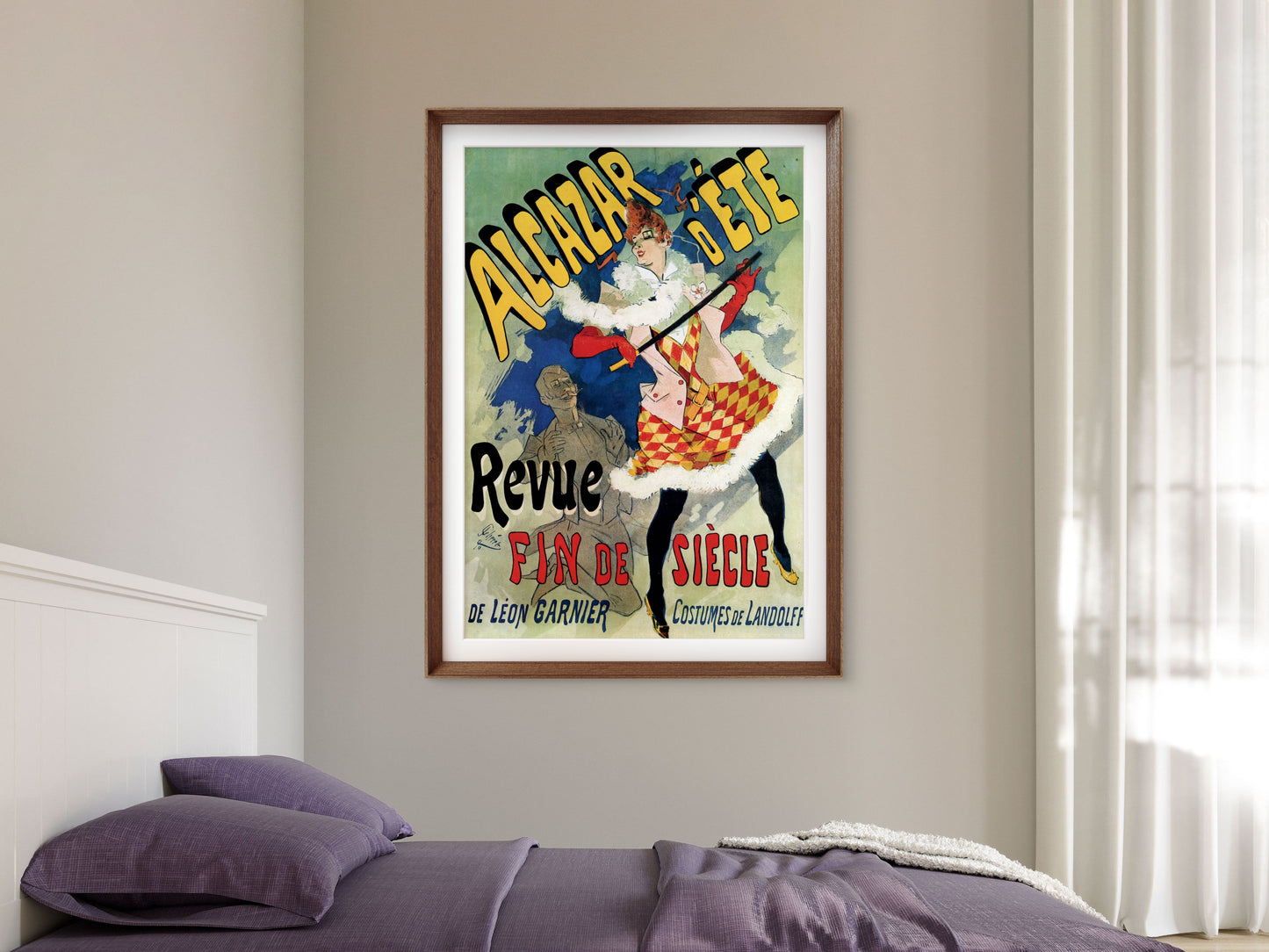 Alcazar d'Ete Revue Fin de Siècle, by Jules Chéret 1890