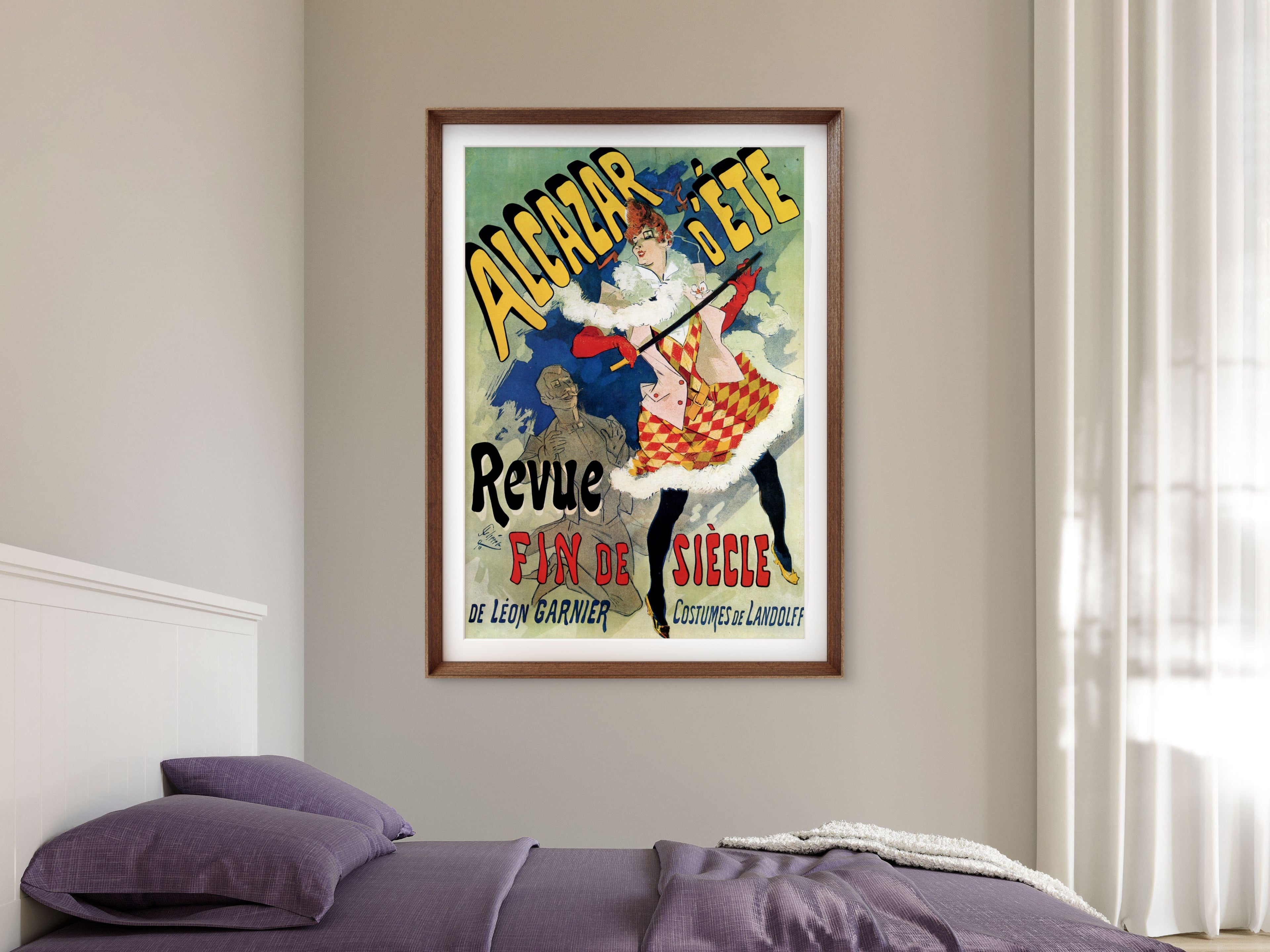Jules Chéret Alcazar d'Ete 1890 - Fin de Siècle Cabaret Poster