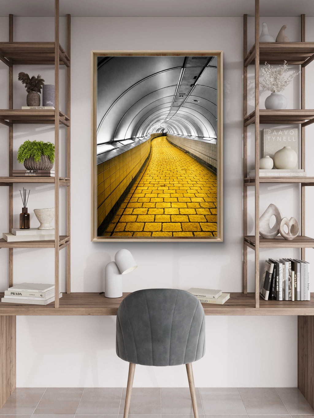 Follow the Yellow Brick Road, London Underground Photograph
