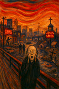 The Scream 2025 - Edvard Munch Inspired Expressionist Art