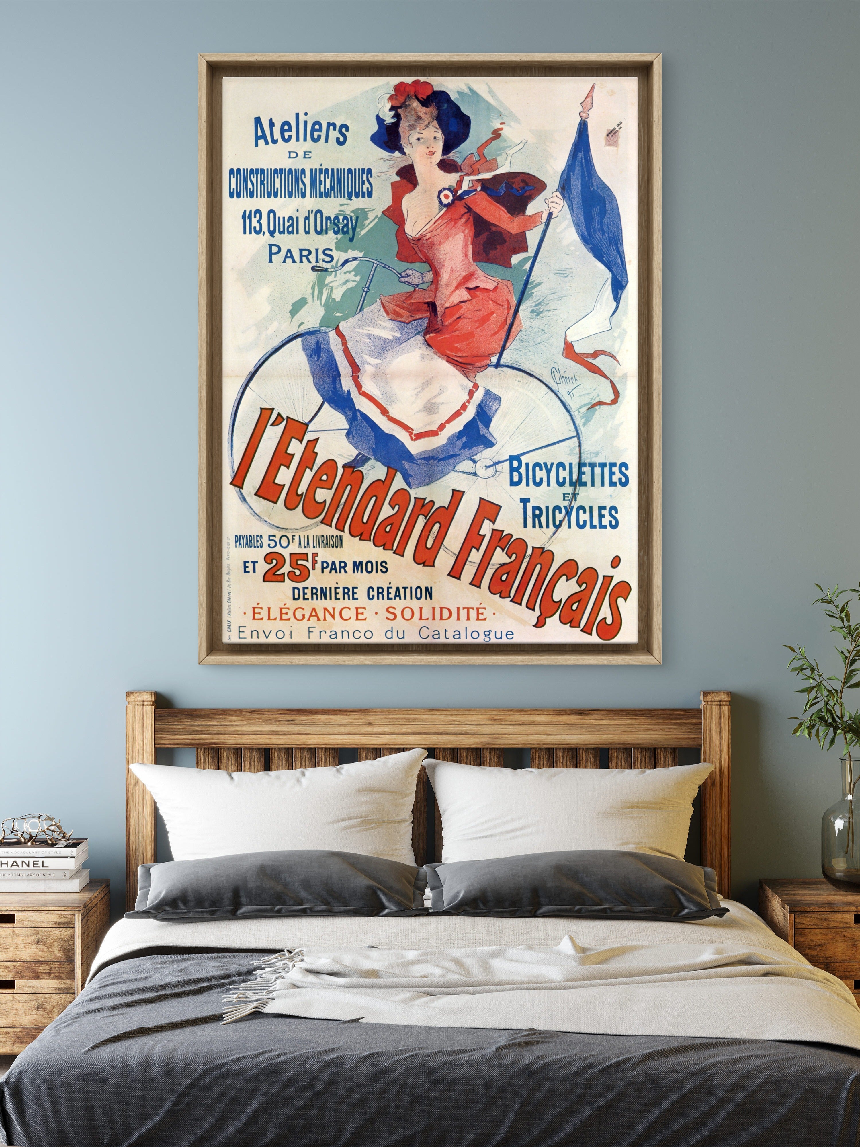 Jules Chéret L'Etendard Français 1891 - Patriotic Belle Époque Poster