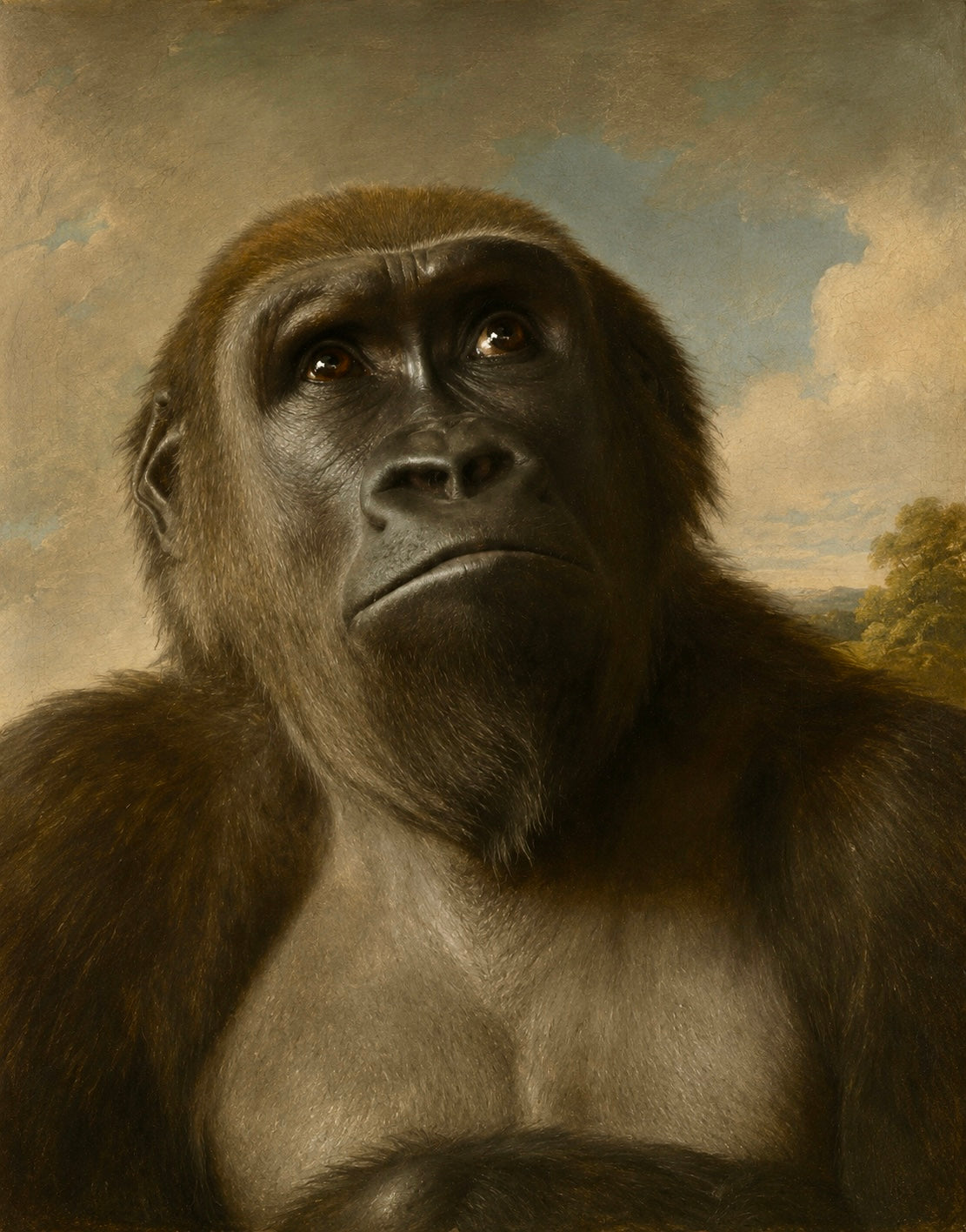 Female Gorilla — A Quiet Majesty, School of George Stubbs