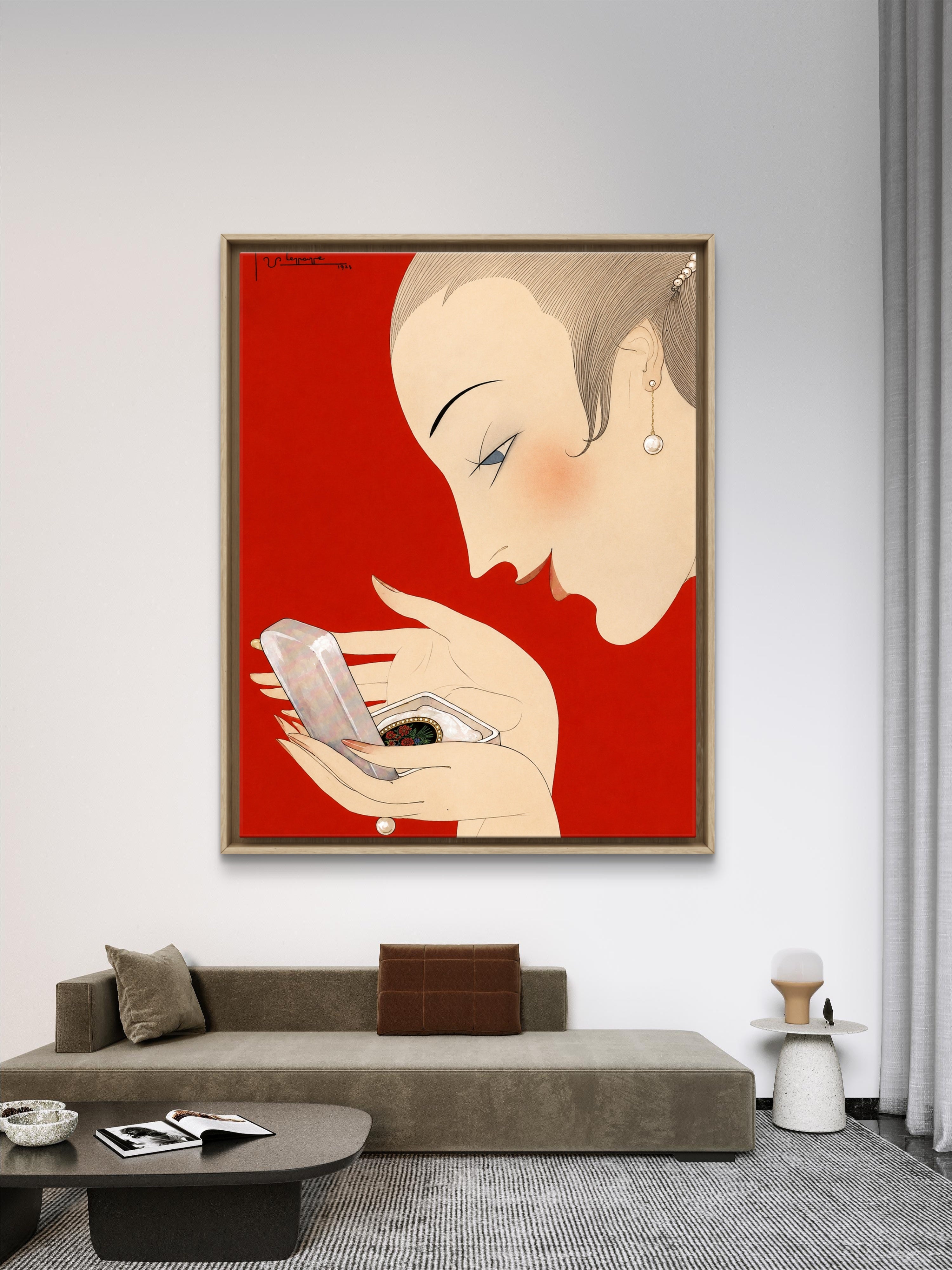 Magic Mirror — 1920s Beauty Illustration