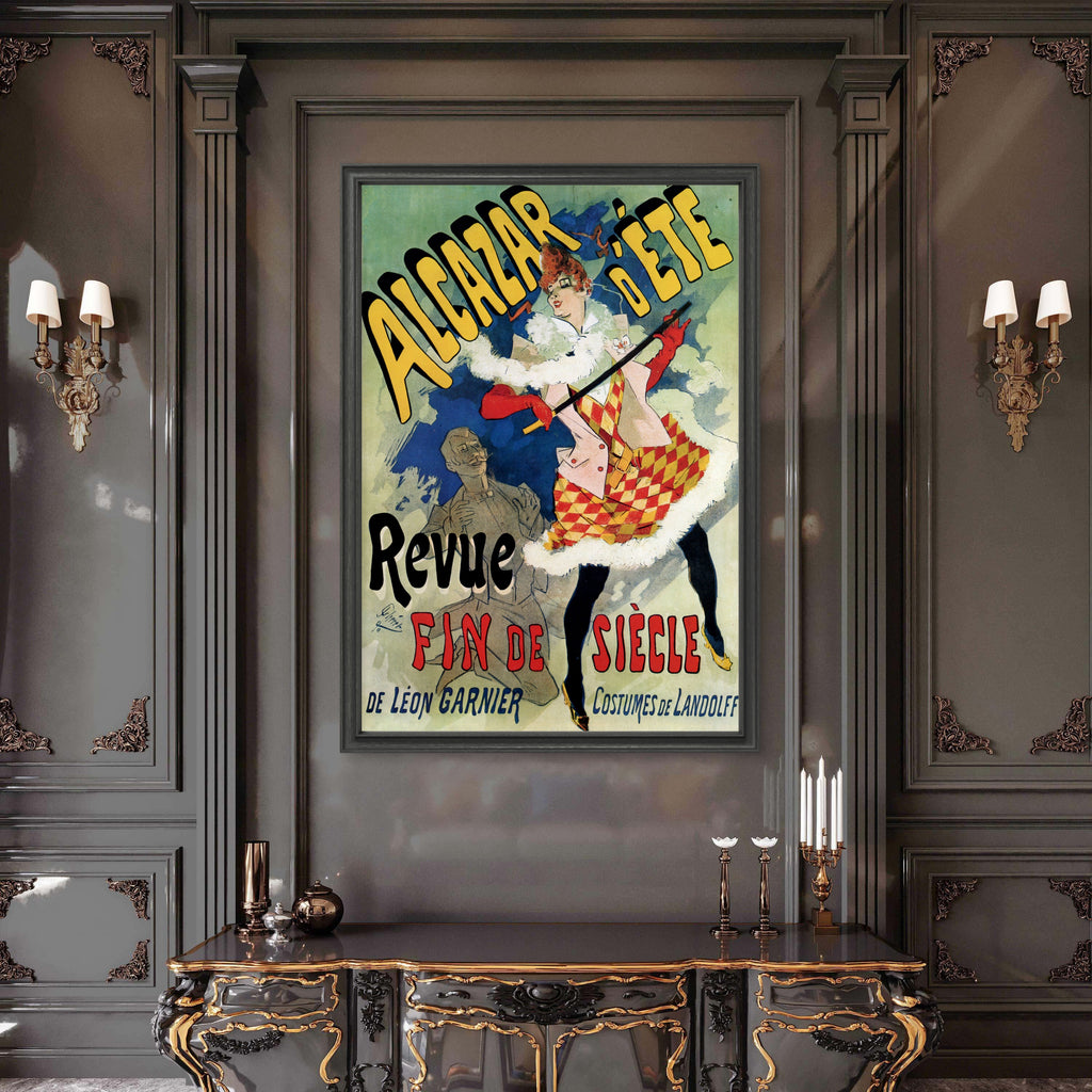 Jules Chéret Alcazar d'Ete 1890 - Fin de Siècle Cabaret Poster