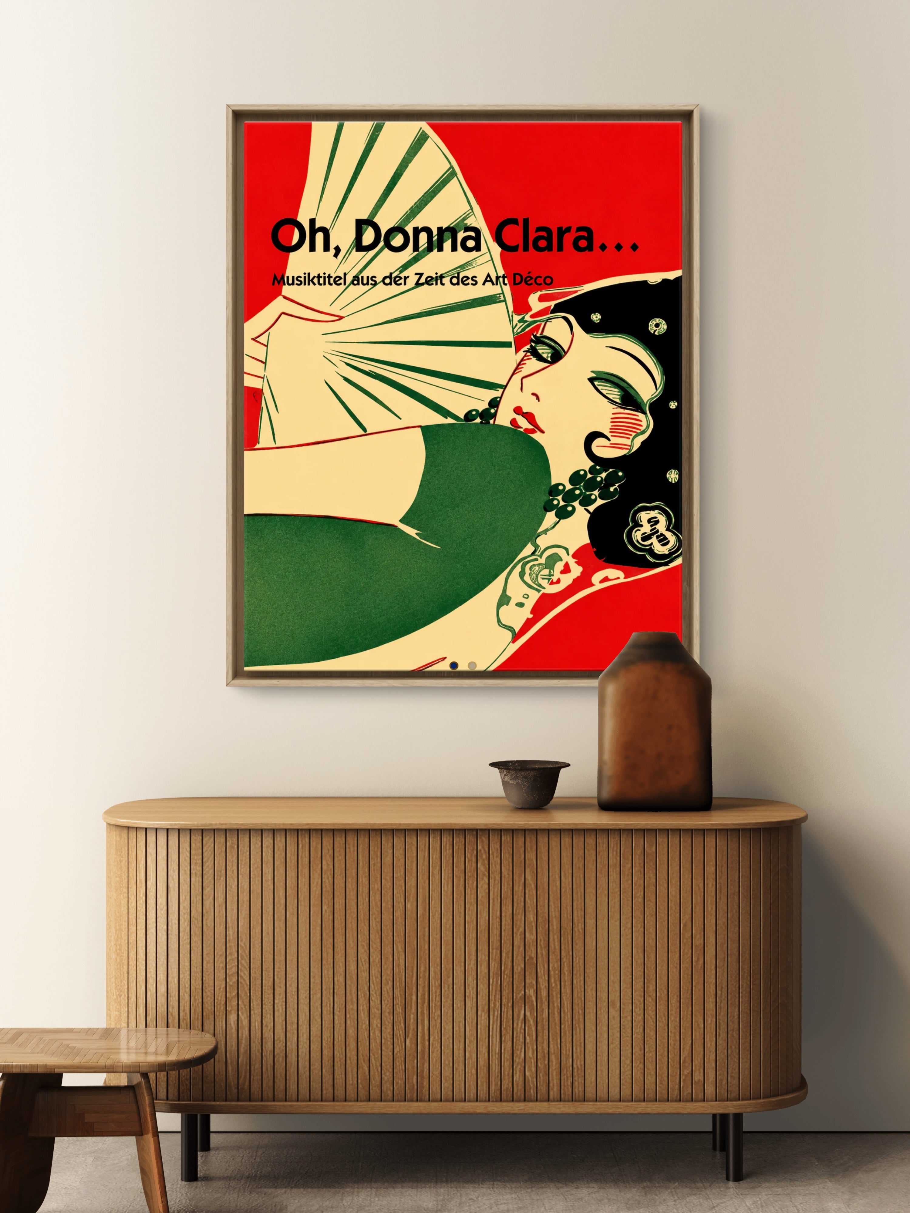 Oh, Donna Clara…, Mid 1920s Art Deco Cabaret Poster, Remastered by Elliott Best