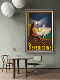 benedictine liquor poster