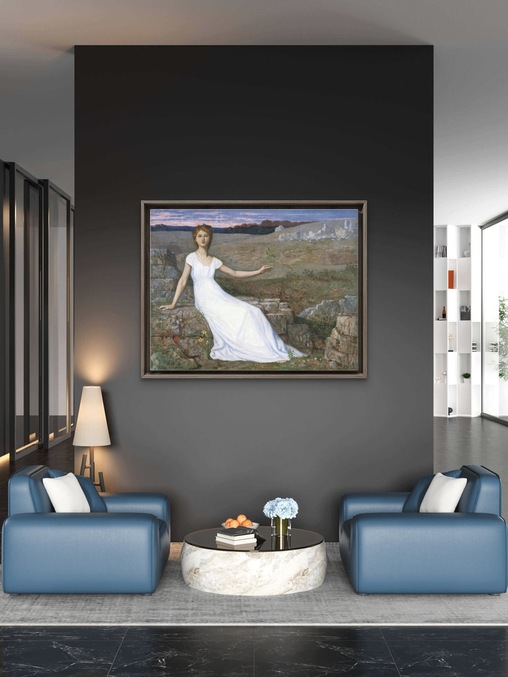 Pierre Puvis de Chavannes Hope 1872 - Symbolist Masterpiece