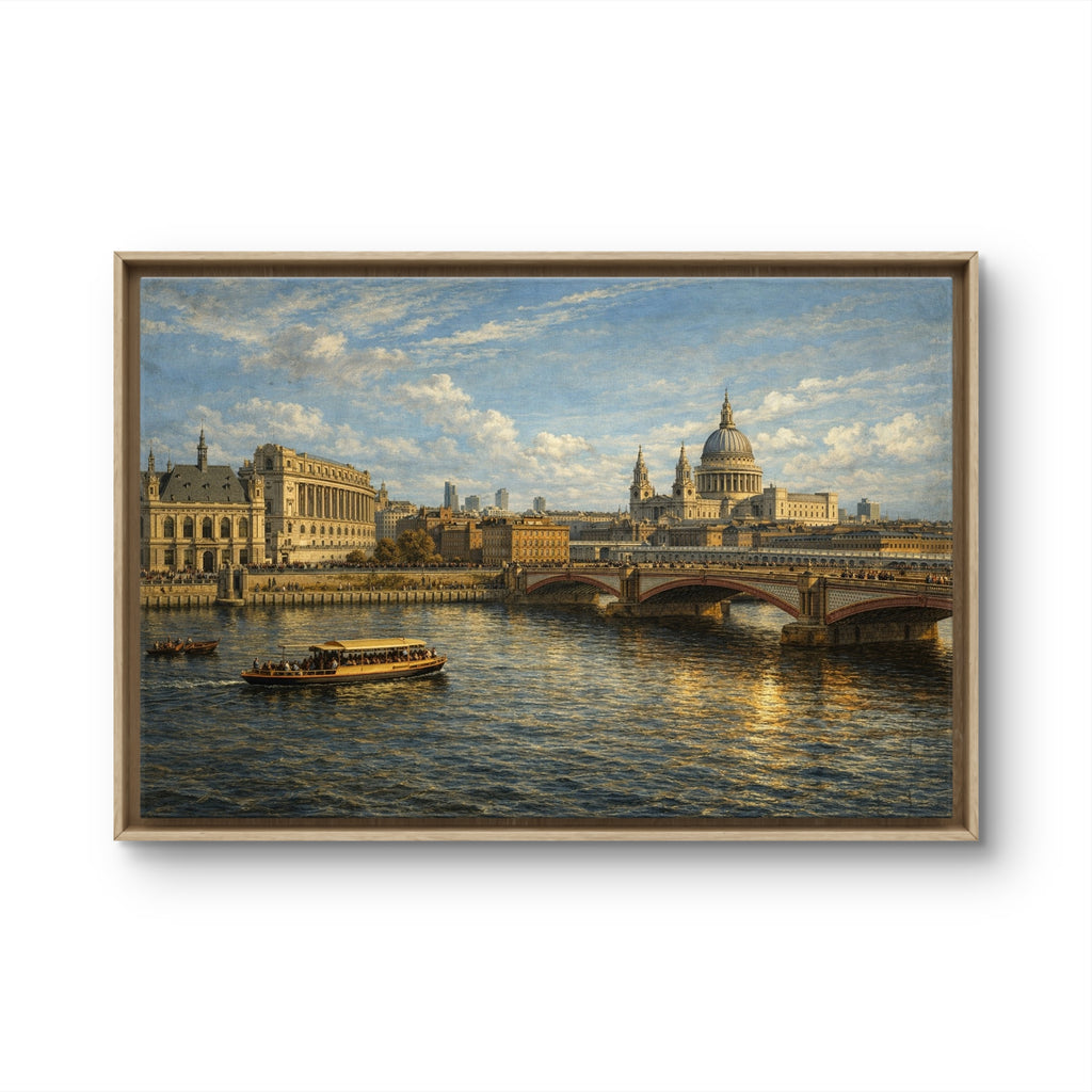 St. Paul’s from the South Bank, School of Canaletto